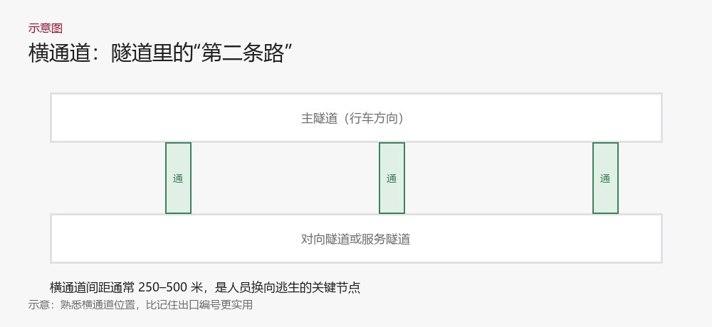 隧道横通道示意